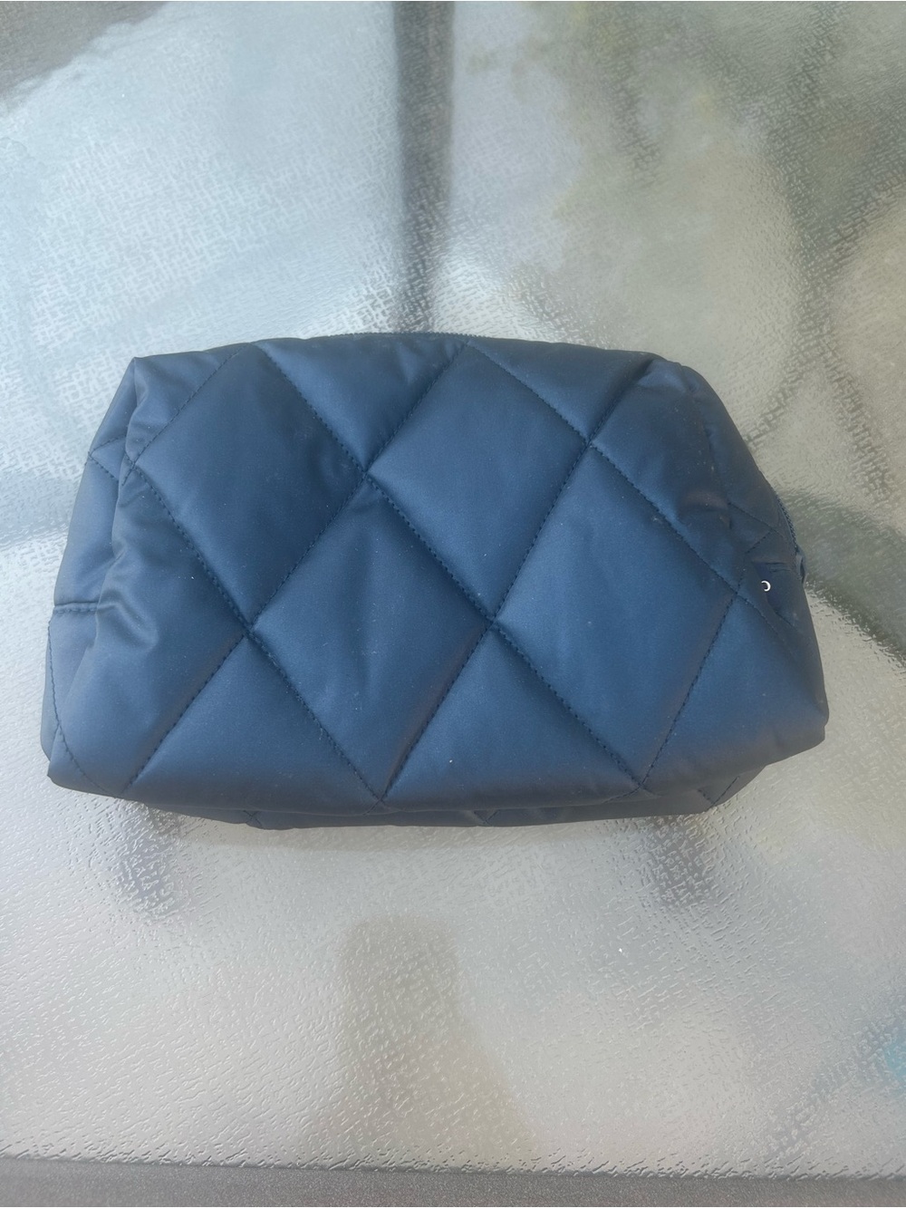 Vera Bradley Quilted Cosmetic Pouch - Blue
